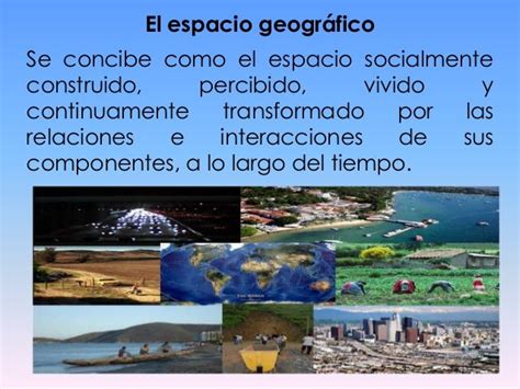 Categorias Del Espacio Geográfico