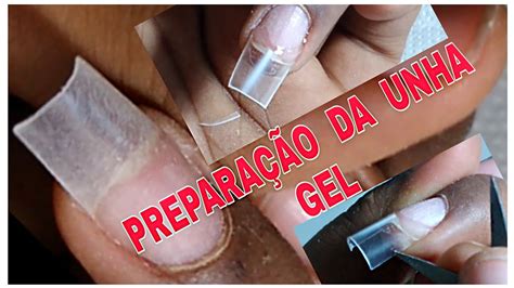 PREPARAÇÃO DA UNHA DE GEL TIPS BARATINHA YouTube