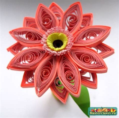 Quilling Gerbera Flower Craft