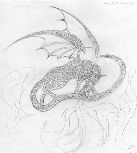 Flame Dragon By Cheesemonkeys On Deviantart