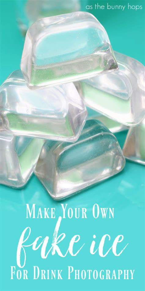 Fake Ice Cubes Are One Of The Secrets Behind Drink Photography Its Easy To Make Your Own Fake