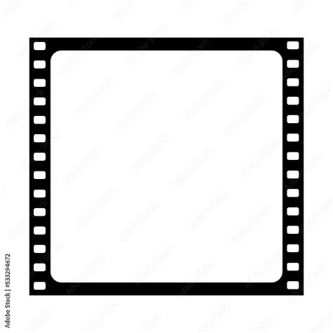 Square Film Frame On Transparent Background Stock Photo Adobe Stock