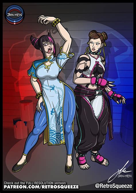 Head Swap Chun Li And Juri By Retrosqueeze On Itaku