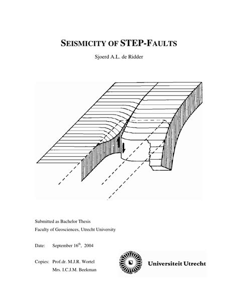 Pdf Seismicity Of Step Faults