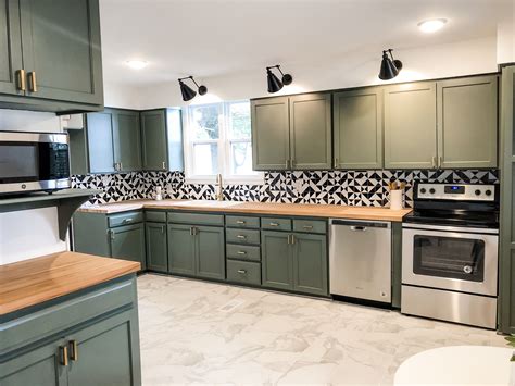 20 Green Cabinets Butcher Block The Urban Decor