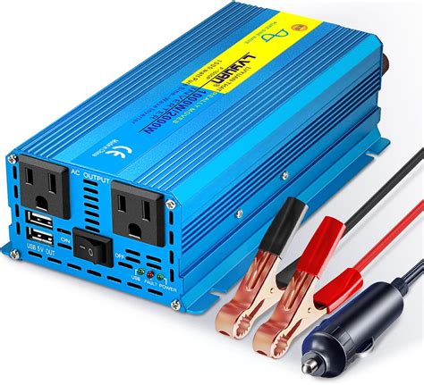 Amazon LVYUAN 1000 Watt Pure Sine Wave Power Inverter 12V DC To