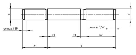 DIN 940 Studs 2 5d EUROBOLT