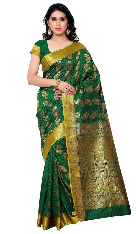 Silk Sarees Buy Kanchipuram Art Silk Saree Mango Design With Blouse