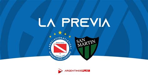 La Previa Argentinos Jrs Vs San Mart N Sj Copa Argentina