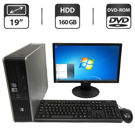 Купити комплект ПК Hp Compaq Dc7800 Sff Intel Core 2 Duo E6550 2