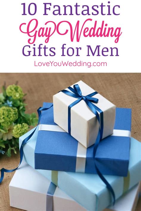 10 Fantastic Gay Wedding Gift Ideas For Two Grooms