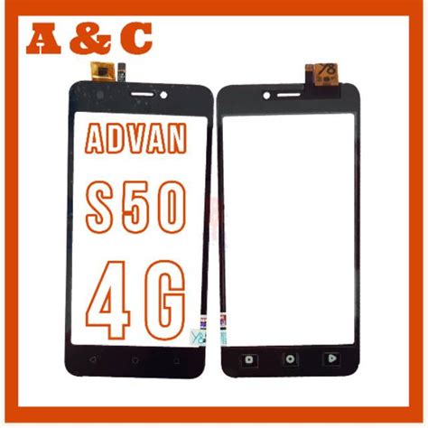 Jual TOUCHSCREEN Advan S50 4G Layar Sentuh HITAM Shopee Indonesia