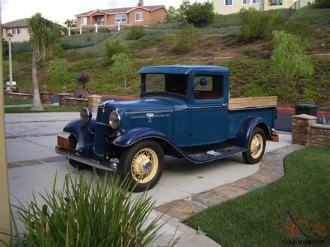 1934 Ford Pickup Classic American No Rust Driver Flathead V8 Stock Hot Rod