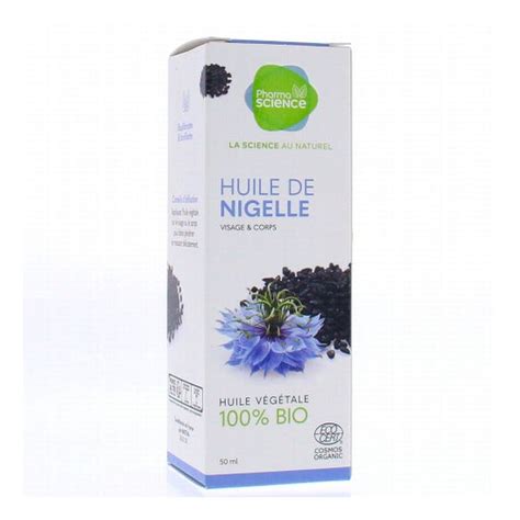 Pharmascience Huile De Nigelle Bio 50ml DocMorris France