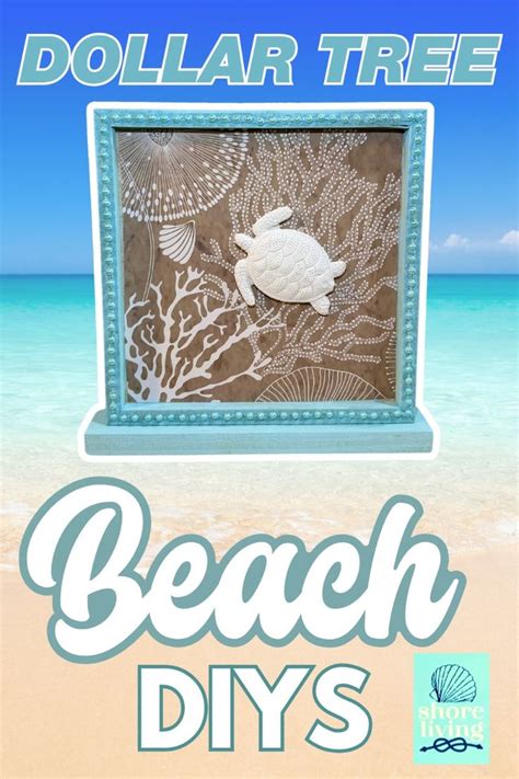 New Shore Living Dollar Tree Diys Coastal Beach Decor In