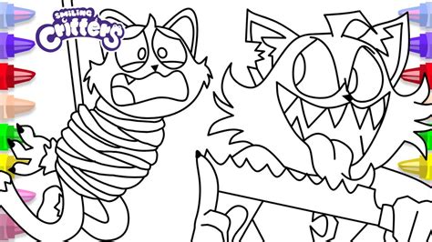 Poppy Playtime Catnap S Evil Twin Brother Coloring Pages New