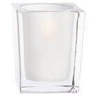 Sterno 80242 3 3 4 Red And Clear Square Liquid Candle Holder