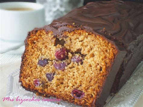 Mis bizcochos caseros Bizcocho de invierno con miel y arándanos