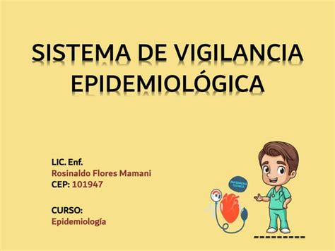 Sistema De Vigilancia Epidemiologicapdf