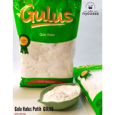 Jual GULUS Gula Halus Putih 500Gr / Gula Tepung Putih / Gula Donat ...