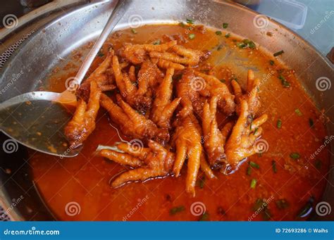 Chinese Snacks Fried Chicken Feet Stock Photo Image Of Life