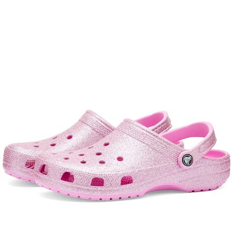 Crocs™ Classic Glitter Ii Clog In Pink Lyst Uk