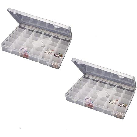 Gade 36 Grid Cells Multipurpose Rectangular Plastic Storage Box With