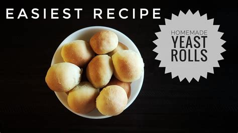 Homemade Yeast Rolls Easiest Recipe Ever Youtube