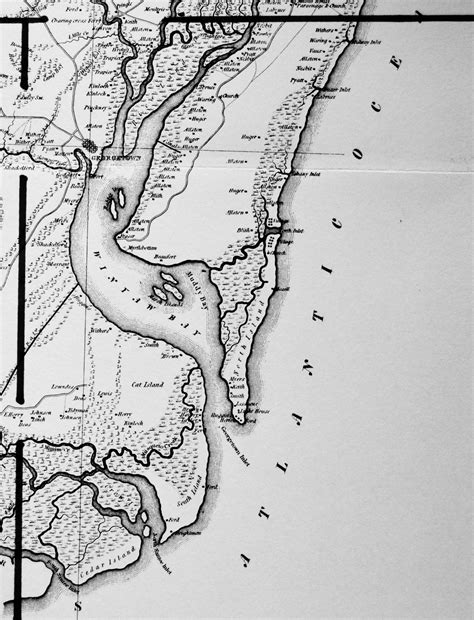 Mills Map of Georgetown County - Ca. 1825 & Fort Winyaw 1776-1923 ...