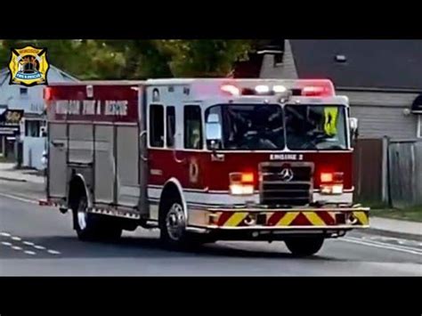 Responding Windsor Fire Engine Essex Windsorems Youtube