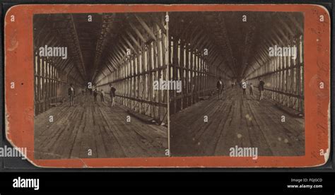 Suspension Bridge Interior View Niagara From Robert N Dennis