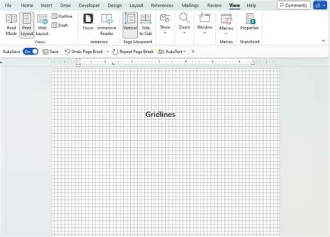 How To Show Gridlines In Word Online At Hamish Shah Blog