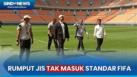 Demi Masuk Standar Fifa Rumput Jis Akan Diganti Semua Sindonews Tv