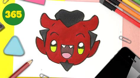 COMMENT DESSINER UN DEMON KAWAII Dessins Pour Halloween Dessiner Un