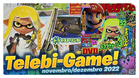 Revista De Games Japonesa Telebi Game De Novembro E Dezembro