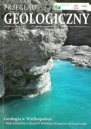 Przegl D Geologiczny Wydawnictwa Geologiczne Pa Stwowego