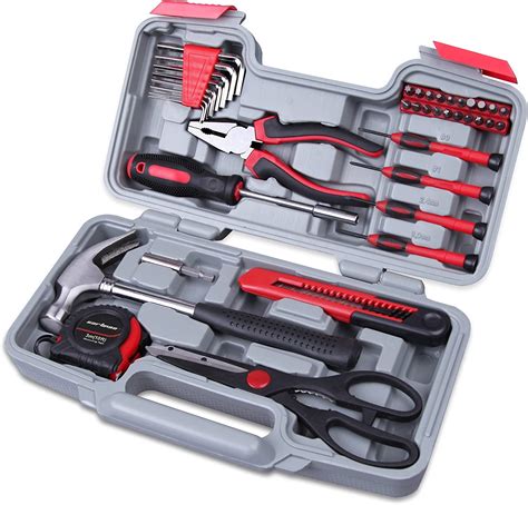 Cartman Piece Tool Set General Household Hand Tool Kit With