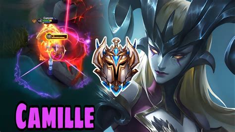 Wild Rift Camille In Challenger Ranked Top Camille Wild Rift Youtube