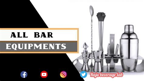 Bar equipment and tool of any bar equipment layout | raju beverage lab ...