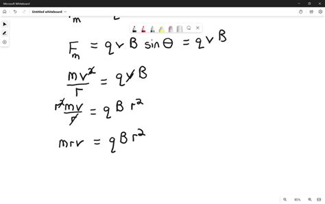 Solved Consider A Particle With Mass M Charge Q And Constant Speed V