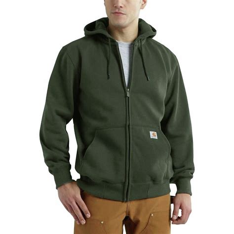 Carhartt Rain Defender Paxton Full Zip Hooded Sweatshirt Mens