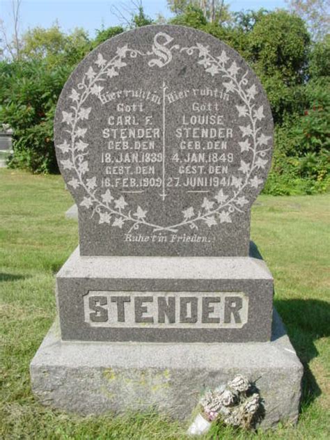 Louise Maria Mielke Stender 1849 1941 Memorial Find A Grave