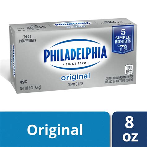 Philadelphia Original Cream Cheese Oz Box Walmart