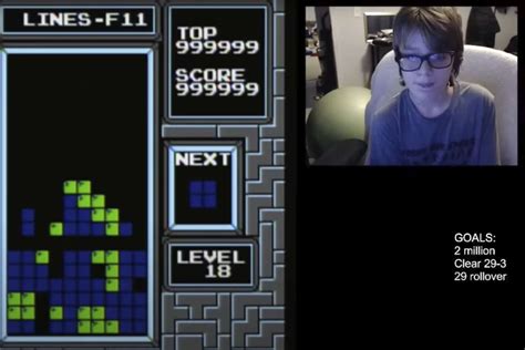 Amerykański nastolatek po raz pierwszy opanował grę wideo Tetris