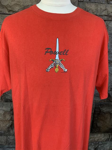 Vintage Powell Peralta Skull And Sword Skateboards T Shirt Etsy