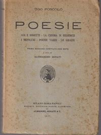 Poesie Odi E Sonetti La Chioma Di Berenice I Sepolcri Poesie