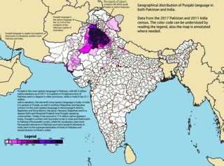 File Geographical Distribution Of Punjabi Language Png Wikimedia Commons