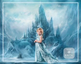 Frozen Castle Backdrop Digital Download Wedding & - Etsy