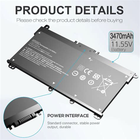 41 9Wh HT03XL L11119 855 Laptop Battery For HP Pavilion 14 CE 15 CS 17