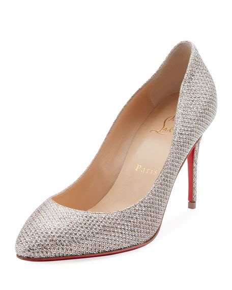 Christian Louboutin Eloise Mm Glitter Red Sole Pumps Bergdorf Goodman